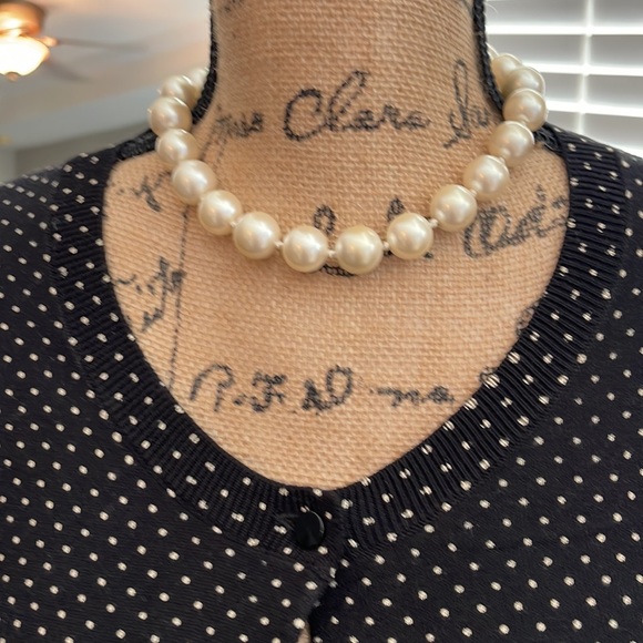 NWOT Talbots polka dotted cardigan size L - Picture 2 of 6